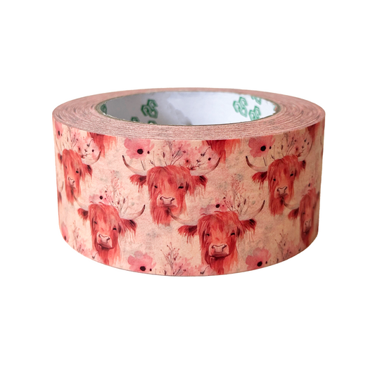 Packing Tape - Highland Cow - Self Adhesive